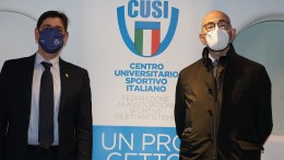 Il presidente Rivellino e il professor Germano Guerra