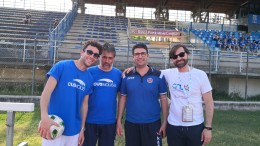 Da sinistra Federico Di Lallo, Mario Cordone Marco Sanginario e Stefano Maggiani