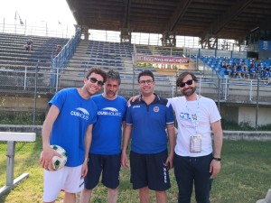 Da sinistra Federico Di Lallo, Mario Cordone Marco Sanginario e Stefano Maggiani