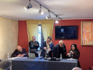 Felice Ianiro, Mario Di Lorenzo, Daniele Saia, Prof. Pino Scaglione, Arch. Rosanna Algieri_SNAI Alto Medio Sannio